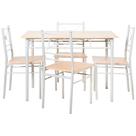 Conjunto de Mesa Jantar Brasília II Just Home Collection Conjunto de Mesa Jantar Brasília II Just Home Collection
