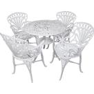Conjunto de Mesa para Jardim e 4 Cadeiras Modelo Primavera