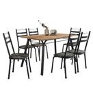 Conjunto De Mesa Sala De Jantar Com 6 Cadeiras Tubular Conjunto De Mesa Sala De Jantar Com 6 Cadeiras Tubular