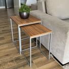 Conjunto de Mesas Ninho Atlanta Amadeirado