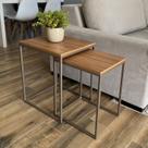 Conjunto de Mesas Ninho Atlanta Amadeirado
