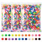 Conjunto de miçangas artesanais Simetufy Pony Beads 3600 unidades 6x9mm 24 cores
