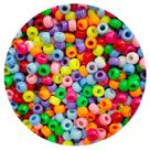 Conjunto de miçangas artesanais YUSLROB 2000+ Pony Bead Bulk 6x9mm 10 cores