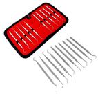 Conjunto de Micro Pontas A2Z SCILAB em Aço Inoxidável, 14 peças