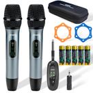 Conjunto de Microfone Sem Fio AFUOO W60 Pro - 2,4 GHz, Dual-Mic, Alcance de 60m Conjunto de Microfone Sem Fio AFUOO W60 Pro - 2,4 GHz, Dual-Mic, Alcance de 60m