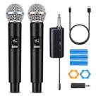 Conjunto de microfones de karaokê HUACAM Professional Dual Vocal USB Conjunto de microfones de karaokê HUACAM Professional Dual Vocal USB