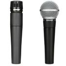 Conjunto de microfones Shure SM57 e SM58 Professional Dynamic Conjunto de microfones Shure SM57 e SM58 Professional Dynamic