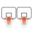 Conjunto de Mini Aro de Basquete com Presilha para Lixeira, Uso Interno