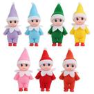 Conjunto De Mini Bonecos De Elfo Para Bebês 7 PCS Acessórios De Decoração De Natal Presente De Natal