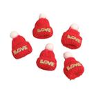 Conjunto De Mini Chapéu E Cachecol De Natal Tricotado, Acessórios De Roupa Para Bonecas De Inverno,