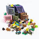Conjunto de Mini Figuras de Animais Unilyhow 30 Peças Brinquedos Impressos em 3D Conjunto de Mini Figuras de Animais Unilyhow 30 Peças Brinquedos Impressos em 3D