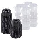 Conjunto de mini formas de bolo de plástico para assar O'CREME 50 panelas e recipientes