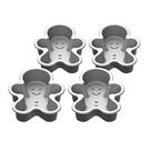 Conjunto de Mini Gingerbread Man Cuisinart CMBM-4GBM - 4 Peças