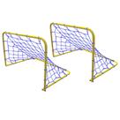 Conjunto de Mini Traves/Gols Metálicos Desmontáveis com Rede - KLOPF - Cód. 4008 Conjunto de Mini Traves/Gols Metálicos Desmontáveis com Rede - KLOPF - Cód. 4008