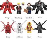Conjunto de minifiguras Building Block, 8 peças da série Venom 2 Superhero Conjunto de minifiguras Building Block, 8 peças da série Venom 2 Superhero