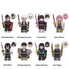 Conjunto de minifiguras Ghost Slayer, bonecos de ação de 8 peças