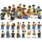 Conjunto de minifiguras HMWY-Occupations Characters Series para crianças 7