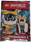 Conjunto de minifiguras LEGO Ninjago Samurai X 891843 de aproximadamente 4,5 cm