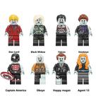Conjunto de minifiguras Zombies Marvel Heroes de 8 peças para crianças a partir de 5 anos