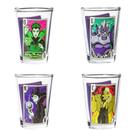 Conjunto de minióculos Silver Buffalo Disney Villains, pacote com 4