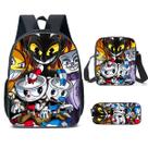 Conjunto de mochilas, 3 peças de chávenas para estudantes escolares com bolsa de ombro Conjunto de mochilas, 3 peças de chávenas para estudantes escolares com bolsa de ombro
