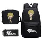 Conjunto de mochilas Bungos Strays Dogs Satchel Anime Printed Kids