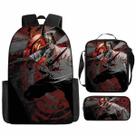 Conjunto de mochilas Chainsaws Mans Denjis Cartoon Kids 3 unidades