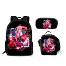 Conjunto de mochilas Chainsaws Mans Denjis Cartoon Kids, 3 unidades