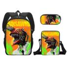 Conjunto de mochilas Chainsaws Mans Denjis Cartoon Kids Nylon