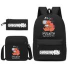 Conjunto de mochilas Chainsaws Mans Pochitas Cartoon Kids School