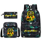 Conjunto de mochilas Cobras Kais Cartoon Kids School Nylon 3 unidades Conjunto de mochilas Cobras Kais Cartoon Kids School Nylon 3 unidades
