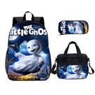 Conjunto de mochilas Das kleines School Bag Anime para crianças, 3 peças