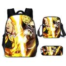 Conjunto de mochilas de 3 peças Ones Punchs Mans Saitamas Cartoon Kids