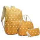 Conjunto de mochilas Demons Slayers Anime Triangle estampado para crianças