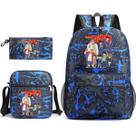 Conjunto de mochilas Detective Conan Edogawa Cartoon Kids School
