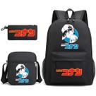 Conjunto de mochilas Detetive Conan Edogawa Conan Cartoon Kids