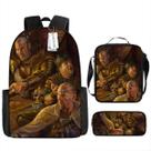 Conjunto de mochilas Dungeons and Dragons Cartoon Kids School, 3 unidades