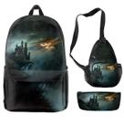 Conjunto de mochilas Dungeonss and Dragons Anime para crianças e escolas Conjunto de mochilas Dungeonss and Dragons Anime para crianças e escolas