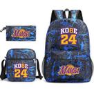 Conjunto de mochilas escolares, 3 peças, 24 Kobes Bryansts com bolsa de ombro Conjunto de mochilas escolares, 3 peças, 24 Kobes Bryansts com bolsa de ombro