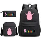 Conjunto de mochilas escolares Bar-bapapas Cartoon Kids Nylon, 3 unidades