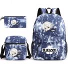 Conjunto de mochilas escolares Blues Locks Nagis Seishiros para crianças