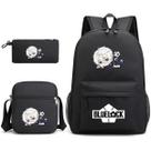 Conjunto de mochilas escolares Blues Locks Nagis Seishiros para crianças