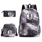 Conjunto de mochilas escolares Brooklyn Nets Basketball Star, 3 unidades Conjunto de mochilas escolares Brooklyn Nets Basketball Star, 3 unidades