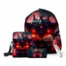 Conjunto de mochilas escolares Choos-Choos Charles Cartoon Kids, 3 unidades