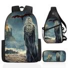 Conjunto de mochilas escolares Daenerys Games Ofs Thrones, 3 unidades Conjunto de mochilas escolares Daenerys Games Ofs Thrones, 3 unidades