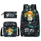 Conjunto de mochilas escolares Dates A Lives 3 peças para estudantes