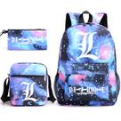 Conjunto de mochilas escolares Deaths Notes Yagami, 3 unidades para crianças