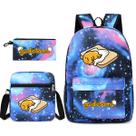 Conjunto de mochilas escolares Gudetamas Egg, 3 unidades para crianças