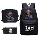Conjunto de mochilas escolares I am Groot Galaxy Baby Groot 3 unidades Conjunto de mochilas escolares I am Groot Galaxy Baby Groot 3 unidades