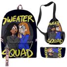 Conjunto de mochilas escolares Illymations Cartoon Kids, 3 unidades